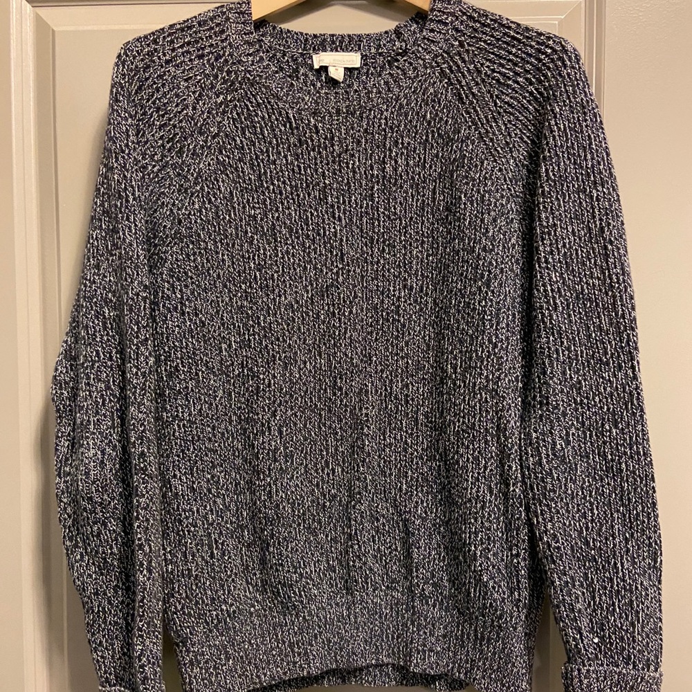 gap grey/blue knit sweater
